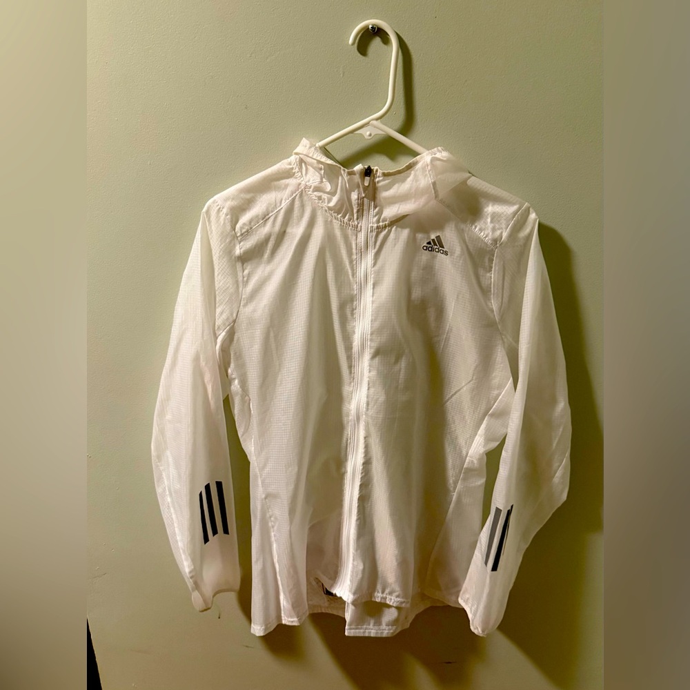 Adidas lightweight Running jacket with phone pocket Sized M